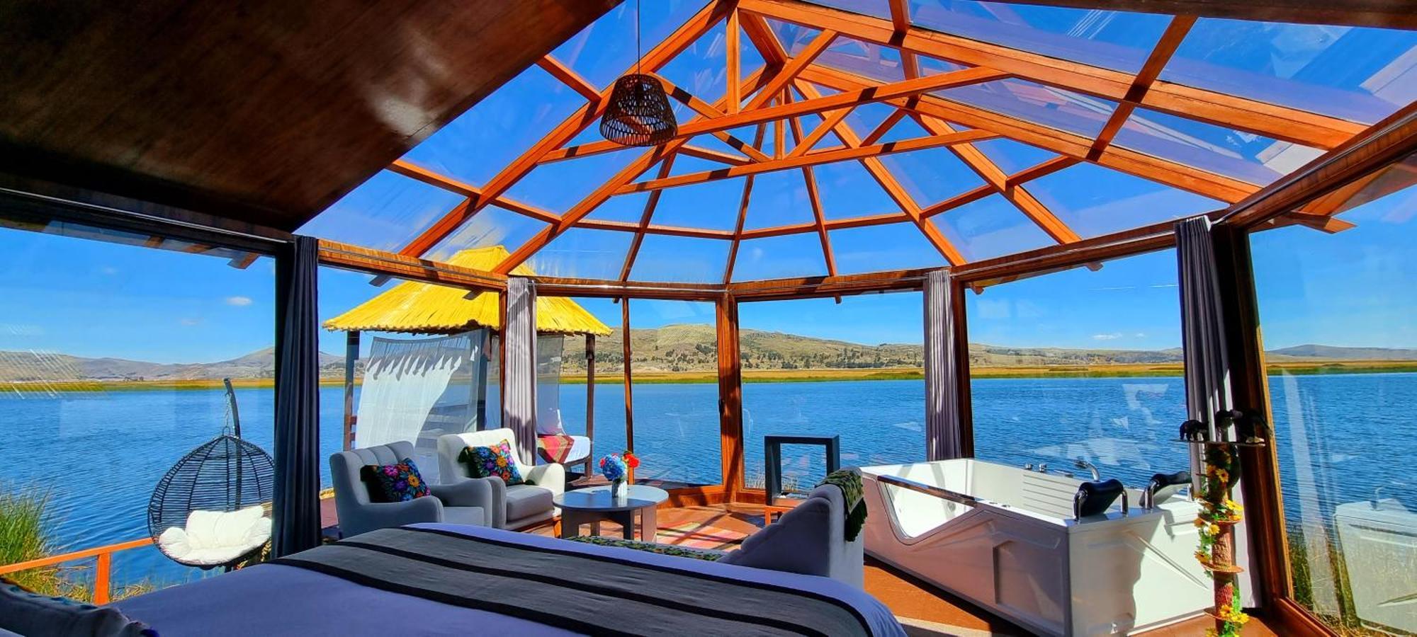 Kay Pacha Lodge Lago Titicaca All Inclusive Puno Szoba fotó
