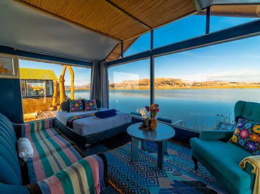 Kay Pacha Lodge Lago Titicaca All Inclusive Puno Szoba fotó