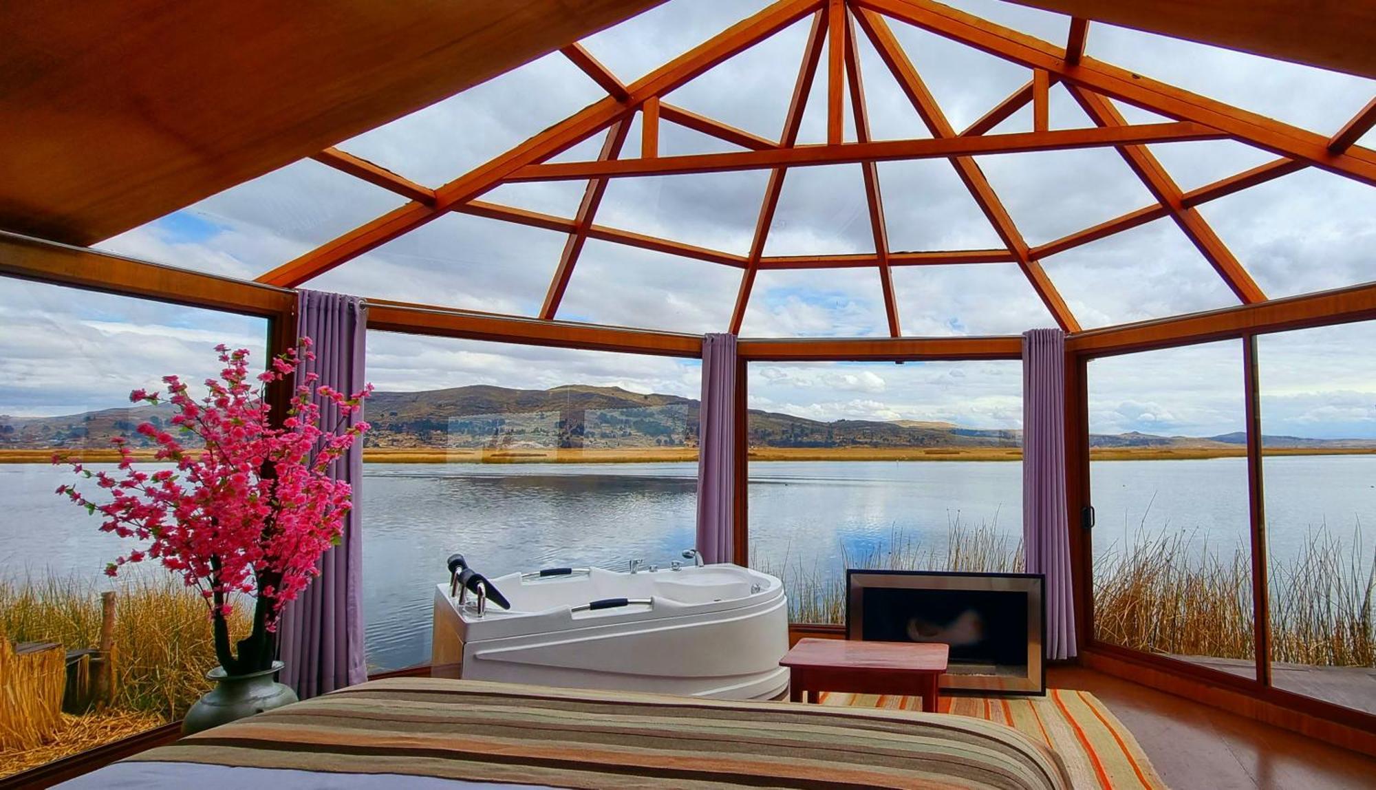 Kay Pacha Lodge Lago Titicaca All Inclusive Puno Szoba fotó